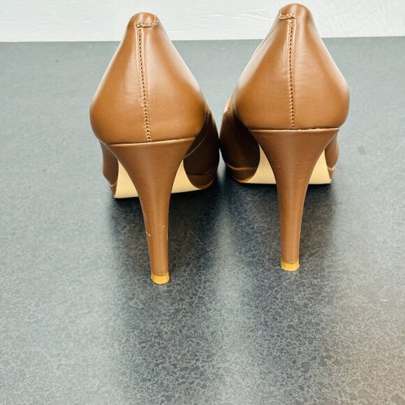 Nine West Kristal High Heel Brown 4" Women's Size 7 - Picture 9 of 11